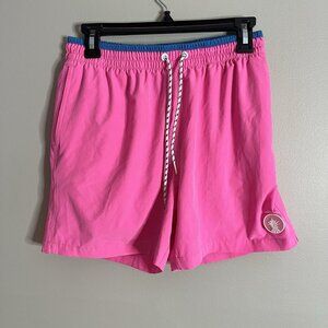 Chubbies Size Medium 5.5" Inseam Pink Lined Swim Trunks